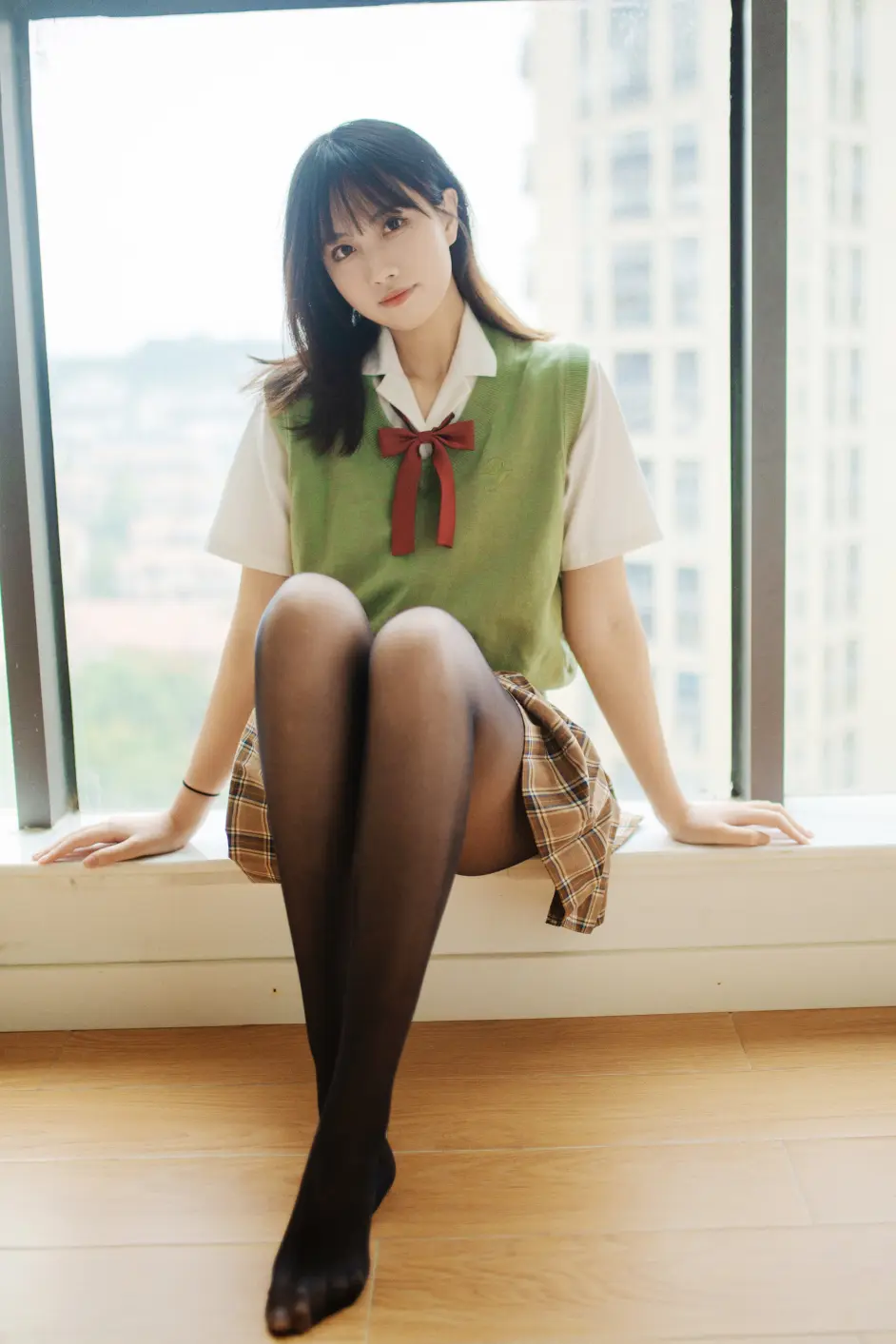 念雪wwCOS作品鉴赏，学姐等你下课哦