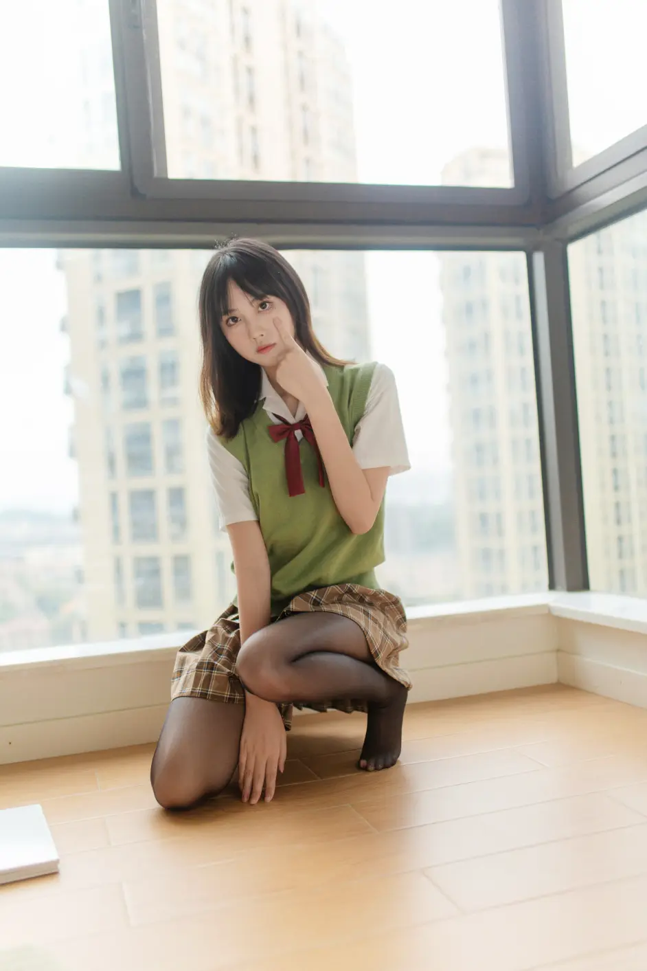 念雪wwCOS作品鉴赏，学姐等你下课哦